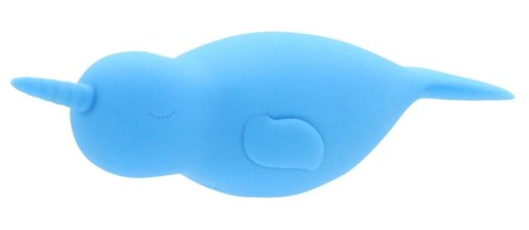 Unihorn Narwhal - Dwufunkcyjny stymulator łechtaczki z silikonu, 14,3 cm