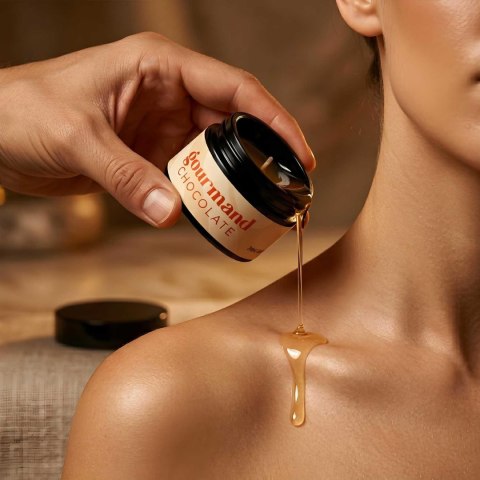 CRUSHIOUS GOURMAND MASSAGE CANDLE WITH PHEROMONES AND CHOCOLATE SCENT 20ML