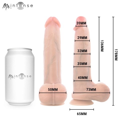 MR INTENSE Bruce S silikonowy model anatomiczny z przyssawką 17,8 cm