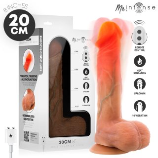 MR INTENSE Logan silikonowy model z funkcją podgrzewania i pilotem 20 cm