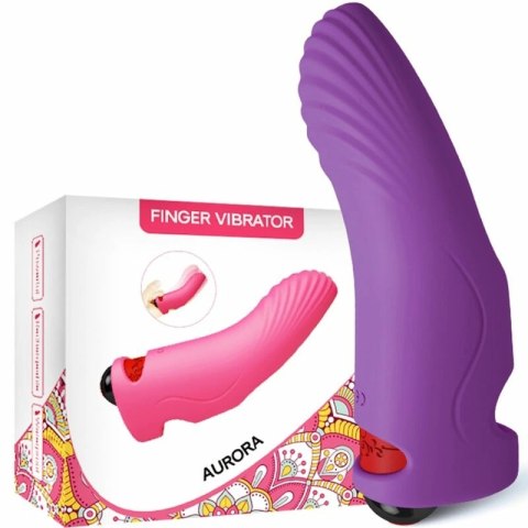 ARMONY Aurora Wibrator Palcowy Fioletowy 9 Trybow Wodoodporny