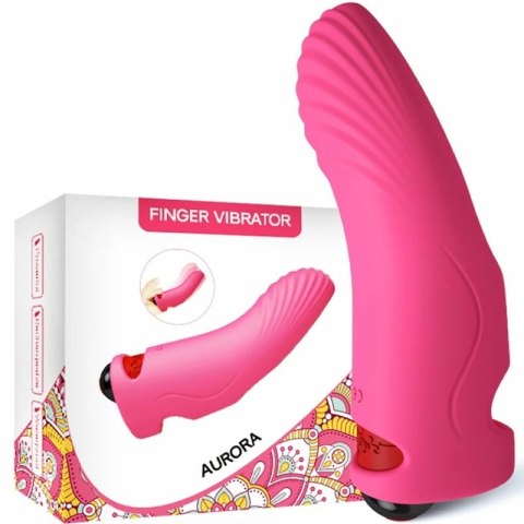 ARMONY Aurora Wibrator Palec Fuksja 9 Trybow Wodoodporny 118mm