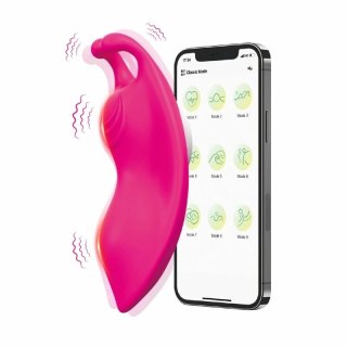 ARMONY Honeybee majtki wibrujące G-Spot fuksja z aplikacją, 9 trybow