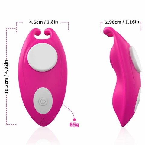 ARMONY Honeybee majtki wibrujące G-Spot fuksja z aplikacją, 9 trybow