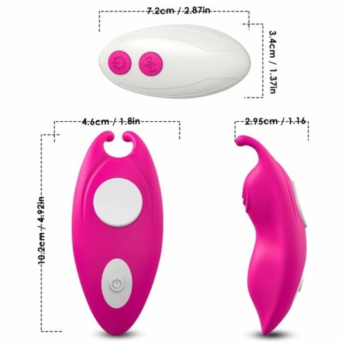 ARMONY Honeybee majtki wibrujące G-Spot pilot fuksja 9 trybow