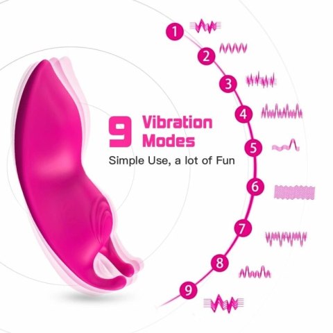 ARMONY Honeybee majtki wibrujące G-Spot pilot fuksja 9 trybow