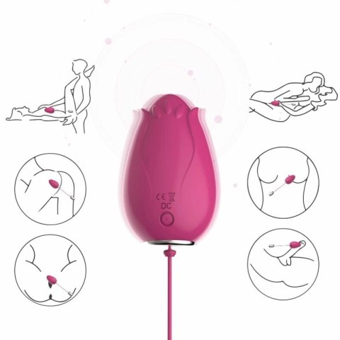 ARMONY Mandala Wibrujące Jajko G-Spot Fuksja z Pilotem, wodoodporne