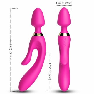ARMONY Masażer i wibrator krolik fuksja wodoodporny 236mm USB