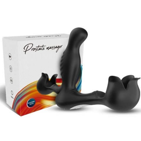 ARMONY Model ARMONIAW - Czarny stymulator anatomiczny z pilotem, 9 trybow