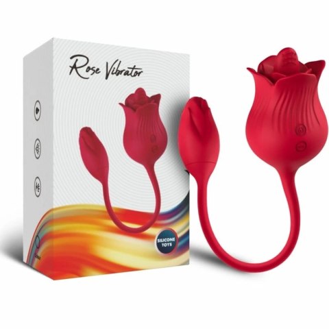 ARMONY Rose - Wibrujący stymulator ssący, rożowy, 340 mm