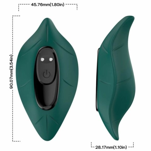 ARMONY STYMULATOR I WIBRATOR PILOT ZIELONY 9 trybow USB 90mm