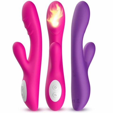 ARMONY Wibrator Iskrowy Fioletowy z Efektem Ciepła 224mm USB