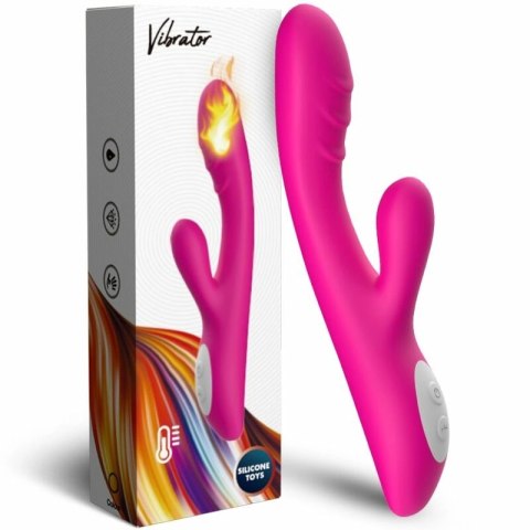ARMONY Wibrator Iskrowy Fuksja z Efektem Ciepła 224mm USB wodoodporny