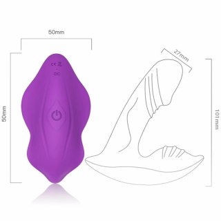 ARMONY Wibrator z pilotem bezprzewodowym fioletowy 96x51x3mm