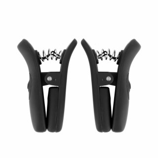 Bedroom Fantasies Vibrating Nipple Clamps Black - bezprzewodowe klamry wibrujące