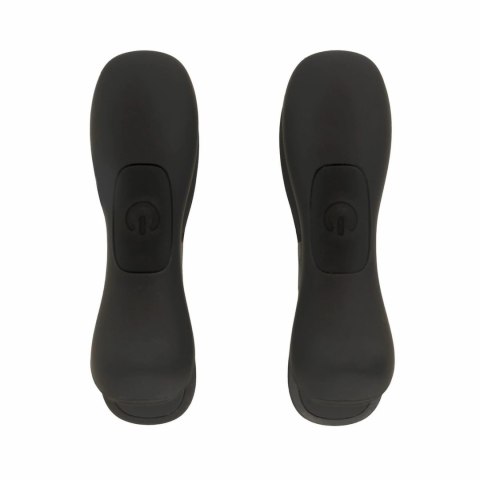 Bedroom Fantasies Vibrating Nipple Clamps Black - bezprzewodowe klamry wibrujące