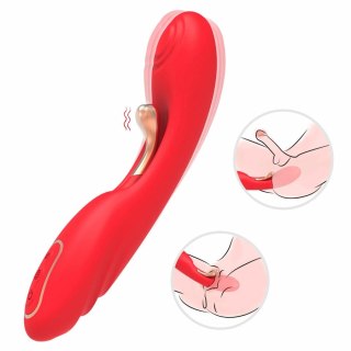 ARMONY Red - Wibrator z oscylującym językiem, silikon medyczny, 234 mm