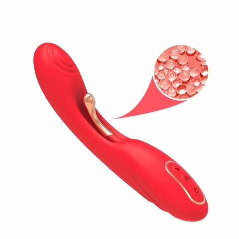 ARMONY Red - Wibrator z oscylującym językiem, silikon medyczny, 234 mm
