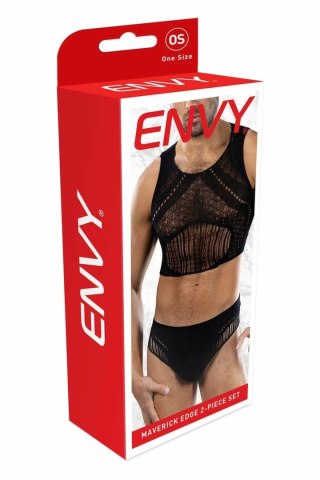ENVY Maverick Edge zestaw 2-częściowy czarny OS geometryczna koronka