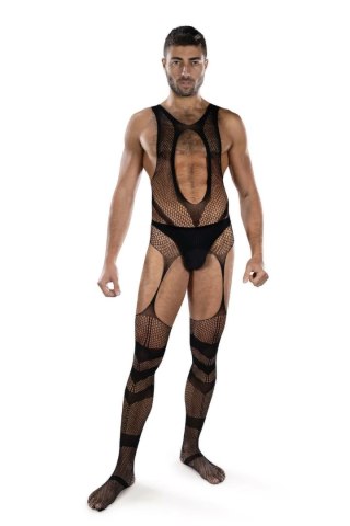 ENVY WEB OF LUST siateczkowy bodystocking z otwartą częścią intymną OS