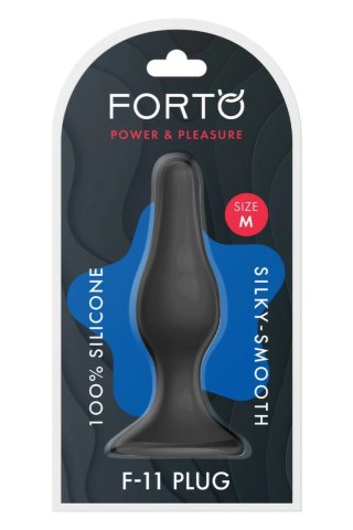 FORTO F-11 LUNGO Medium Black silikonowy model z przyssawką