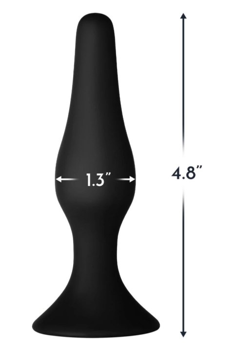 FORTO F-11 LUNGO Medium Black silikonowy model z przyssawką