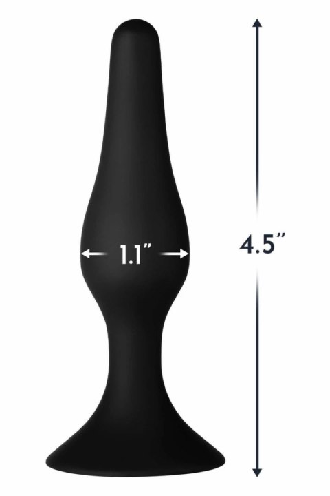 FORTO F-11 LUNGO Small Black silikonowy model z przyssawką