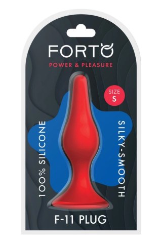 FORTO F-11 LUNGO Small Red silikonowy model z przyssawką