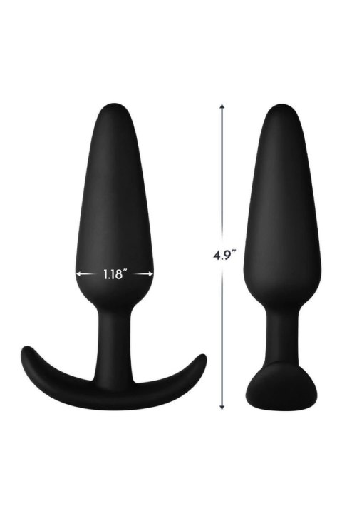 FORTO F-31 Plug Large Black silikonowy model z kotwicą
