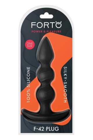 FORTO F-42 Spiral Beads Black silikonowe koraliki spiralne czarne