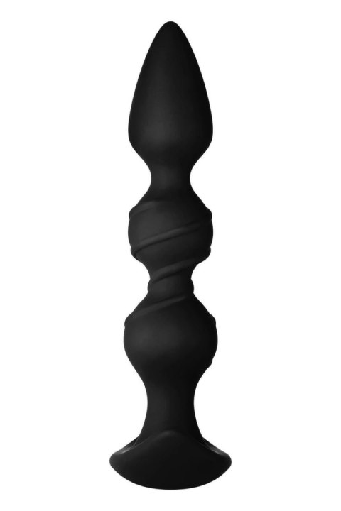 FORTO F-42 Spiral Beads Black silikonowe koraliki spiralne czarne