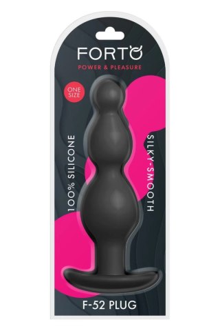 FORTO F-52 Cone Beads Black silikonowe kulki stożkowe czarne