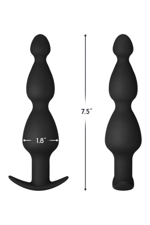 FORTO F-52 Cone Beads Black silikonowe kulki stożkowe czarne