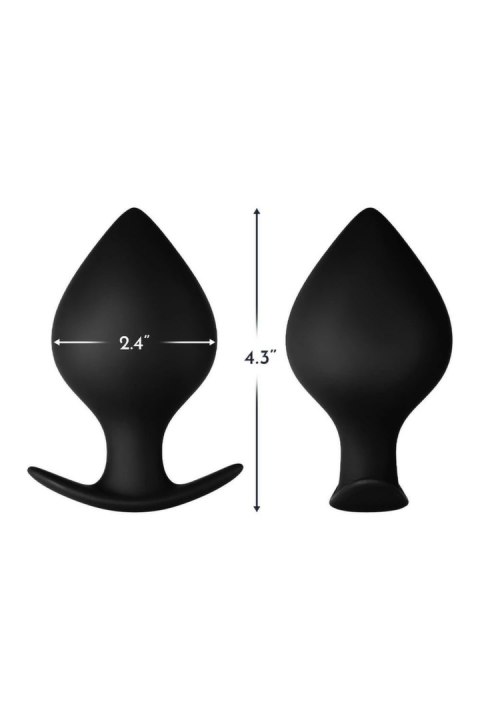 FORTO F-60 SPADE Large Black silikonowy model anatomiczny duży