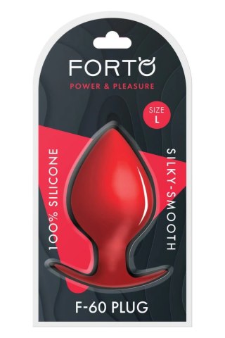 FORTO F-60 SPADE Large Red silikonowy model anatomiczny duży
