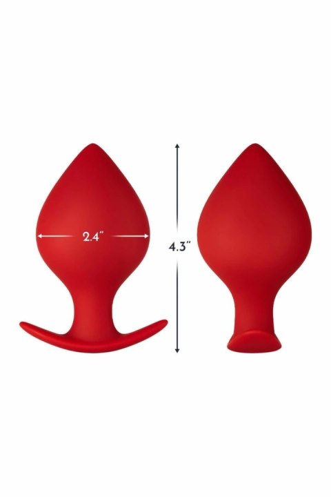 FORTO F-60 SPADE Large Red silikonowy model anatomiczny duży