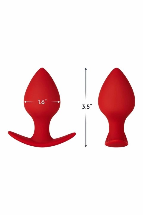 FORTO F-60 SPADE SMALL RED silikonowy korek anatomiczny czerwony