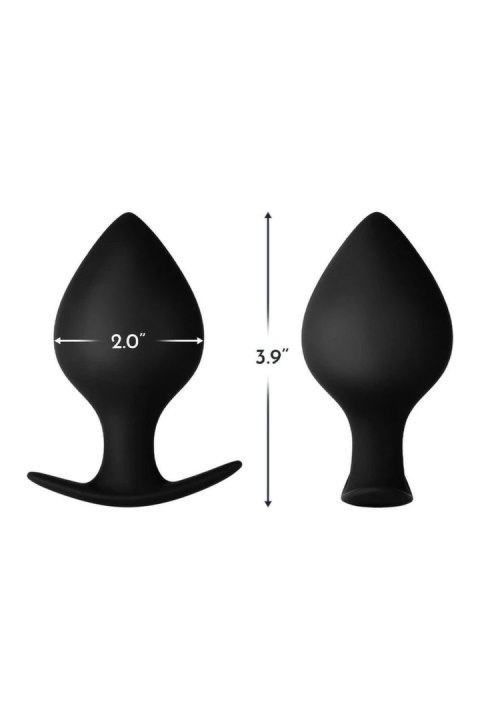FORTO F-63 Rattler Spade Medium Black silikonowy korek z kulką