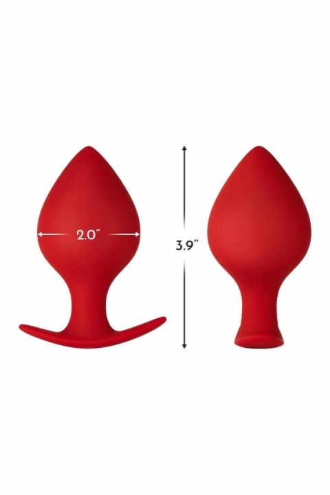 FORTO F-63 Rattler Spade Medium Red silikonowy korek z kulką