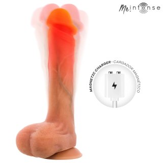 MR INTENSE Bradley - wibrator z funkcją grzania i pilotem 21 cm, silikon