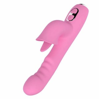 NALONE T-MAY Magic Stick rożowy - wibrator dwusilnikowy, 7 trybow