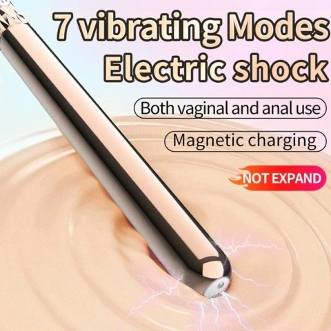 NALONE TIA Magic Stick rożowy - wibrator kroliczek, 7 trybow, silikon