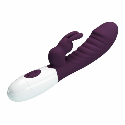 PRETTY LOVE Naughty Bunny 30-funkcyjny wibrator krolik fioletowy silikon