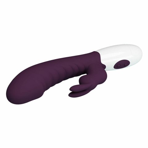 PRETTY LOVE Naughty Bunny 30-funkcyjny wibrator krolik fioletowy silikon