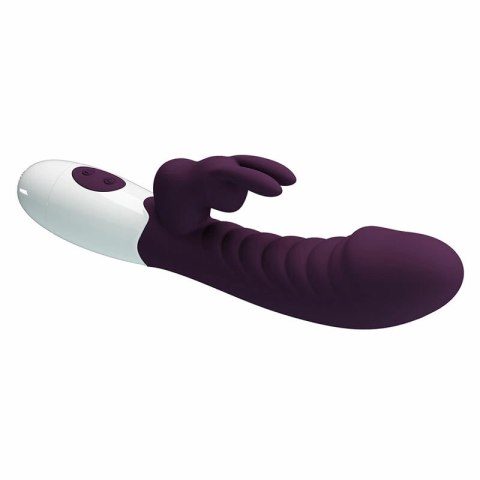 PRETTY LOVE Naughty Bunny 30-funkcyjny wibrator krolik fioletowy silikon
