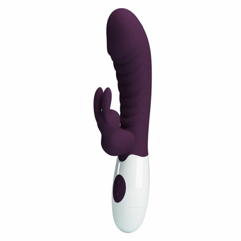 PRETTY LOVE Naughty Bunny 30-funkcyjny wibrator krolik fioletowy silikon
