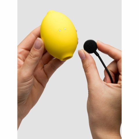 ROMP Lemon Crush Air Pulse - kompaktowa maszyna intymna żołta IPX7