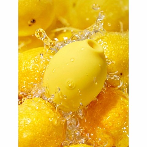 ROMP Lemon Crush Air Pulse - kompaktowa maszyna intymna żołta IPX7