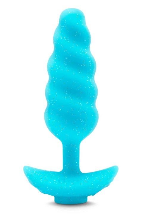 B-Vibe Unicorn Plug z wibrującym systemem i kolorowym ogonem 19"
