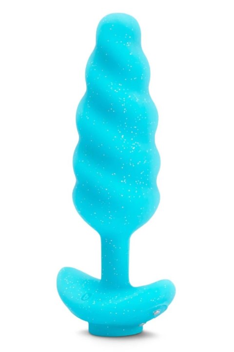 B-Vibe Unicorn Plug z wibrującym systemem i kolorowym ogonem 19"